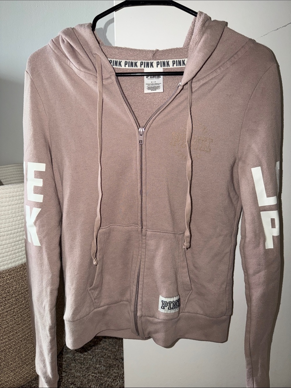 Victoria’s Secret PINK Zip-Up Hoodie Jacket – Size Small